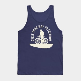 Cycle Your Way to Freedom Tank Top